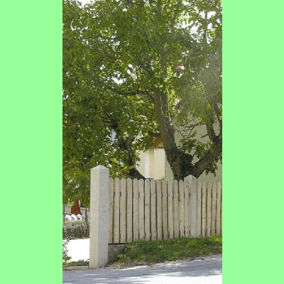 Zaunpfosten grau (Pyramide) L170